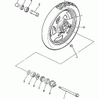 VMX12J V-MAX 1200 Переднее колесо