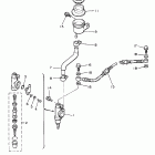 VMX12J V-MAX 1200 Задний торм цилиндр