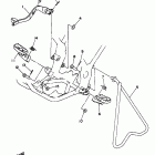 YZ 80 Подножки