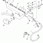 YZ 125 Главный тормозной цилиндр,передний