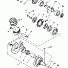 SEROW-XT 225 Коленчатый вал и Поршень