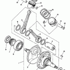 XV 250 Коленчатый вал и Поршень