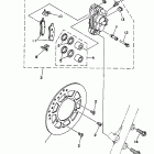 YZ 80 Передний тормозной суппорт