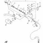 YZ 80 Главный тормозной цилиндр,передний