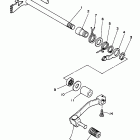 XT 350 Вал переключения