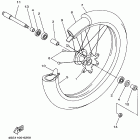 YZ 125 Переднее колесо