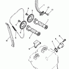 XT 350 Цепь механизма газораспределения