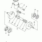 YZ 250 Коленчатый вал и Поршень