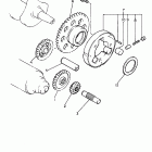 VMX12J V-MAX 1200 Муфта стартера