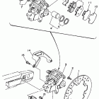YZ 125 Задний суппорт тормозной