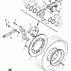 VMX12J V-MAX 1200 Задний суппорт тормозной