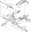 TW 200E Бугель (задний рычаг)