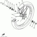 WR 250 Переднее колесо