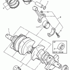 YZF 600R Коленчатый вал и Поршень