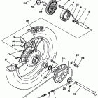 SEROW-XT 225 Заднее колесо