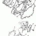 YZ 250 Крышка картера двигателя