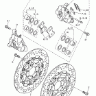 VMX12H V-MAX 1200 Передний тормозной суппорт