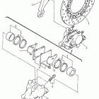 YZF 750R Задний суппорт тормозной