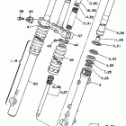 XT 350 Передняя вилка