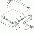 SEROW-XT 225 Переключение скоростей