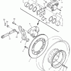 VMX12H V-MAX 1200 Задний суппорт тормозной