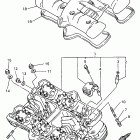 XJ600SH Seca II Головка цилиндра