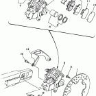 YZ125H1 Задний суппорт тормозной