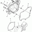 YZ 80 Крышка картера двигателя