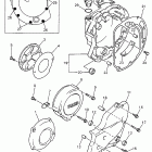 XJ600SH Seca II Крышка картера двигателя
