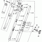 TW 200E Передняя вилка