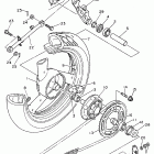 XJ600SH Seca II Заднее колесо