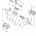 YZ 250 Коленчатый вал и Поршень