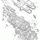YZF 750R Головка цилиндра