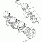 YZF 750R Коленчатый вал и Поршень