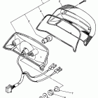 XJ600SH Seca II Фонарь задний
