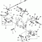 TW 200E Подножки