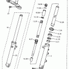 XJ600SH Seca II Передняя вилка