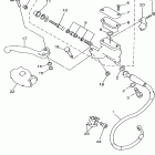 YZ125H1 Главный тормозной цилиндр,передний