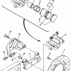 YZ 80 Задний суппорт тормозной