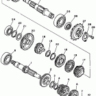 XT 350 Трансмиссия