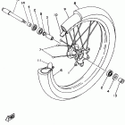 WR 250 Переднее колесо