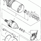 YZF600RG Стартер электрический