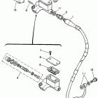 WR 250 Главный тормозной цилиндр,передний