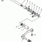 XT 350 Вал переключения