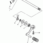 TW 200E Вал переключения
