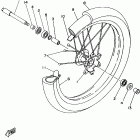 YZ125G1 Переднее колесо