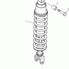 YZF600RG Задняя подвеска