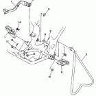 YZ 80 Подножки