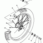 YZ 80 Переднее колесо
