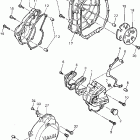 YZF600RG Крышка картера двигателя